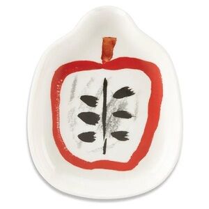 kate spade New York x Lenox all in good taste Pretty Pantry Apple Spoon Rest